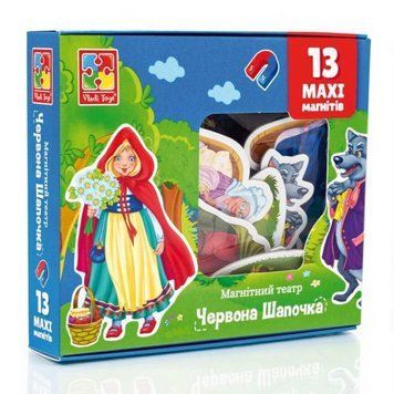 Гра настільна "Магнітний театр. Червона шапочка" 281861 фото