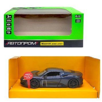 Уцінка. АВТОПРОМ 1:33 Maserati MC20 (ТЕМНО-СИНЯ) - Дирка в коробці 283548 фото