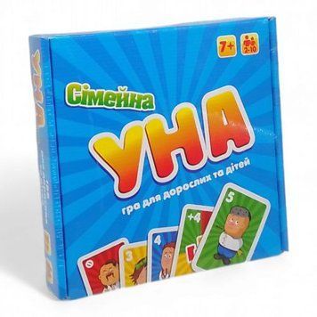 Настільна гра "УНА Сімейна" 2 в 1 для дітей і дорослих 247475 фото
