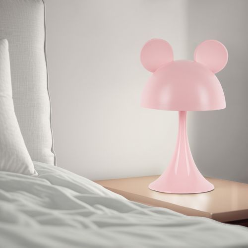Світильник-нічник LED з акумулятором Simple Mouse, рожевий 274356 фото