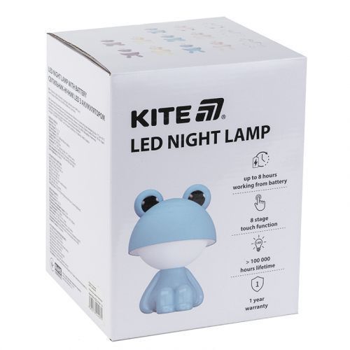 Світильник-нічник LED з акумулятором Cute Froggy, білий 274091 фото