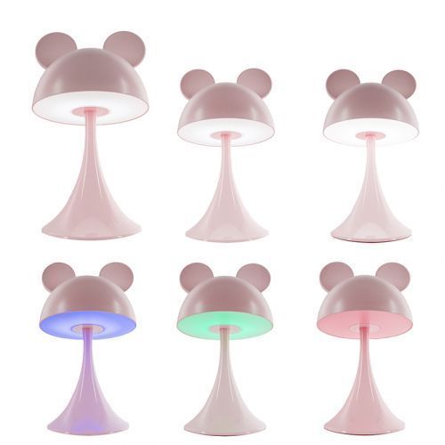 Світильник-нічник LED з акумулятором Simple Mouse, рожевий 274356 фото