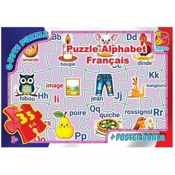 Пазли із серії "Французька Абетка", 35 ел 273058 фото