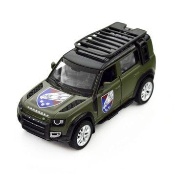 Машинка металева із серії "Шеврони Героїв" - Land Rover Defender 110 - "25 ОПДБР" 240185 фото