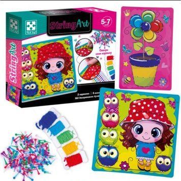 Набір для творчості Vladi Toys cтрінг арт. Сонячна прогулянка.VT4501-20 (укр) 246271 фото