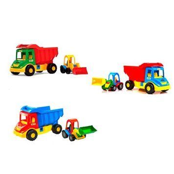 Вантажівка з трактором "Multi Truck" 44979 фото