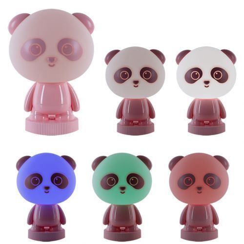 Світильник-нічник LED з акумулятором Panda, рожевий 264991 фото