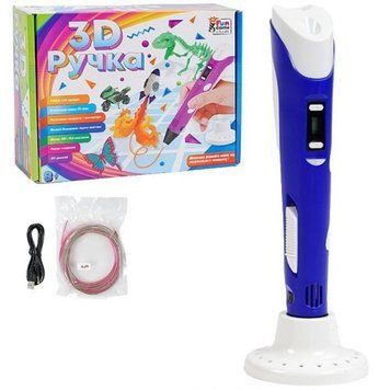 Уцінка. Ручка 3D "4FUN Game Club", USB кабель живлення, в коробці не працює 287030 фото