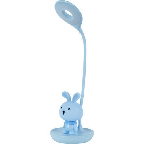 Настільна лампа LED з акумулятором Bunny, блакитний 265015 фото