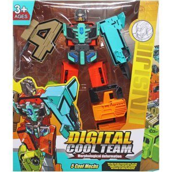 Трансформер "Digital Cool Team" цифри 223561 фото